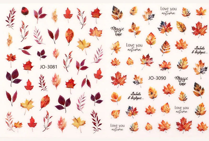Autumn & Thanksgiving Theme Nail Art Decals