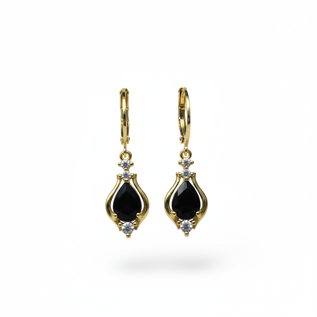 Cubic Zirconia Earrings - 1 Pair
