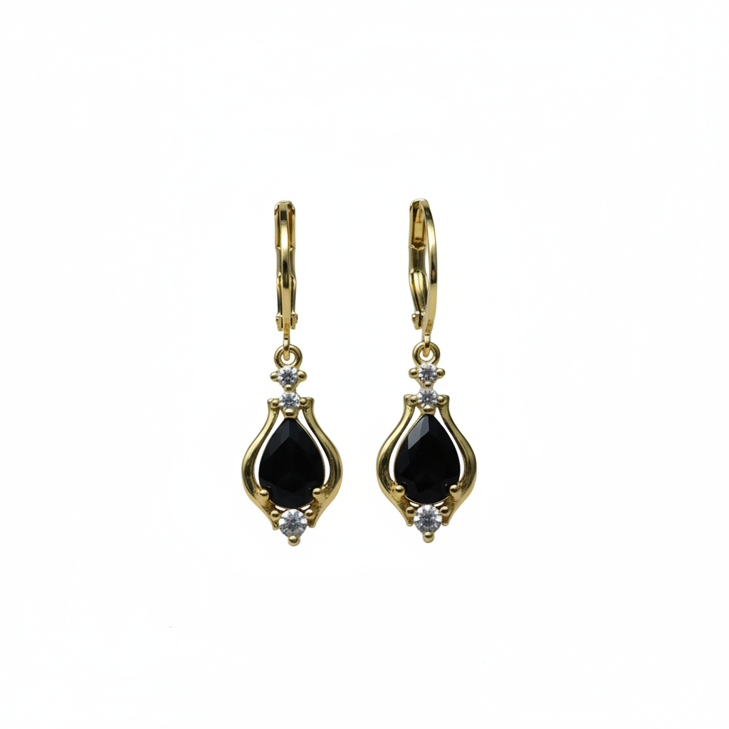 Cubic Zirconia Earrings - 1 Pair