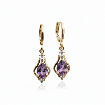 Cubic Zirconia Earrings - 1 Pair