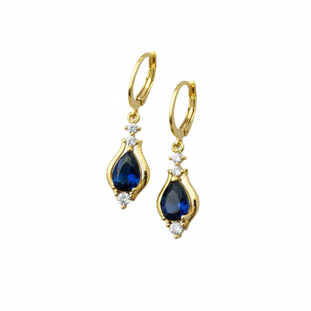 Cubic Zirconia Earrings - 1 Pair