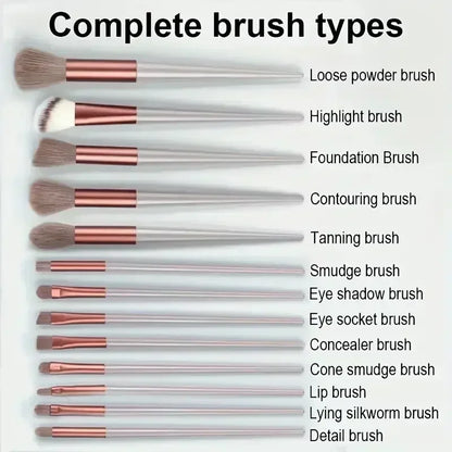 Soft Fluffy Multi-Piece Makeup Brush Set