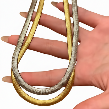 Geometric Chain Necklace