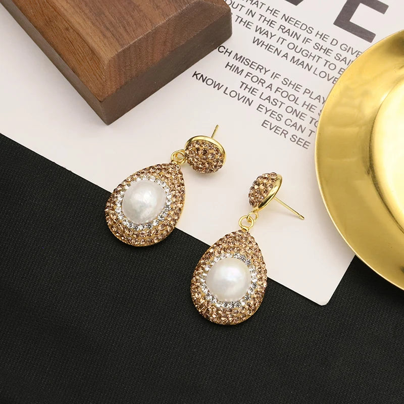 Pearl Water Diamond Jewelry Set