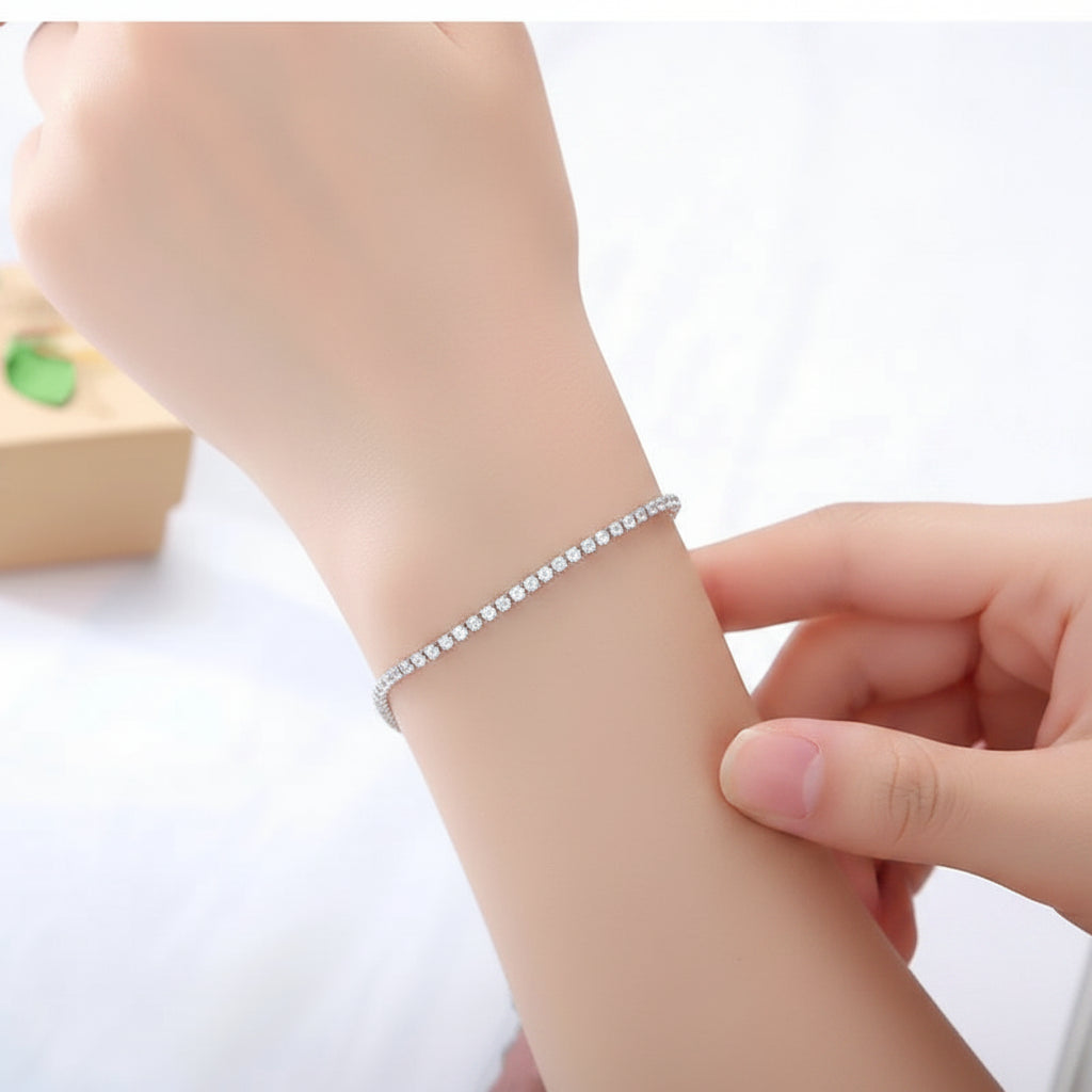 Zirconia Tennis Bracelet