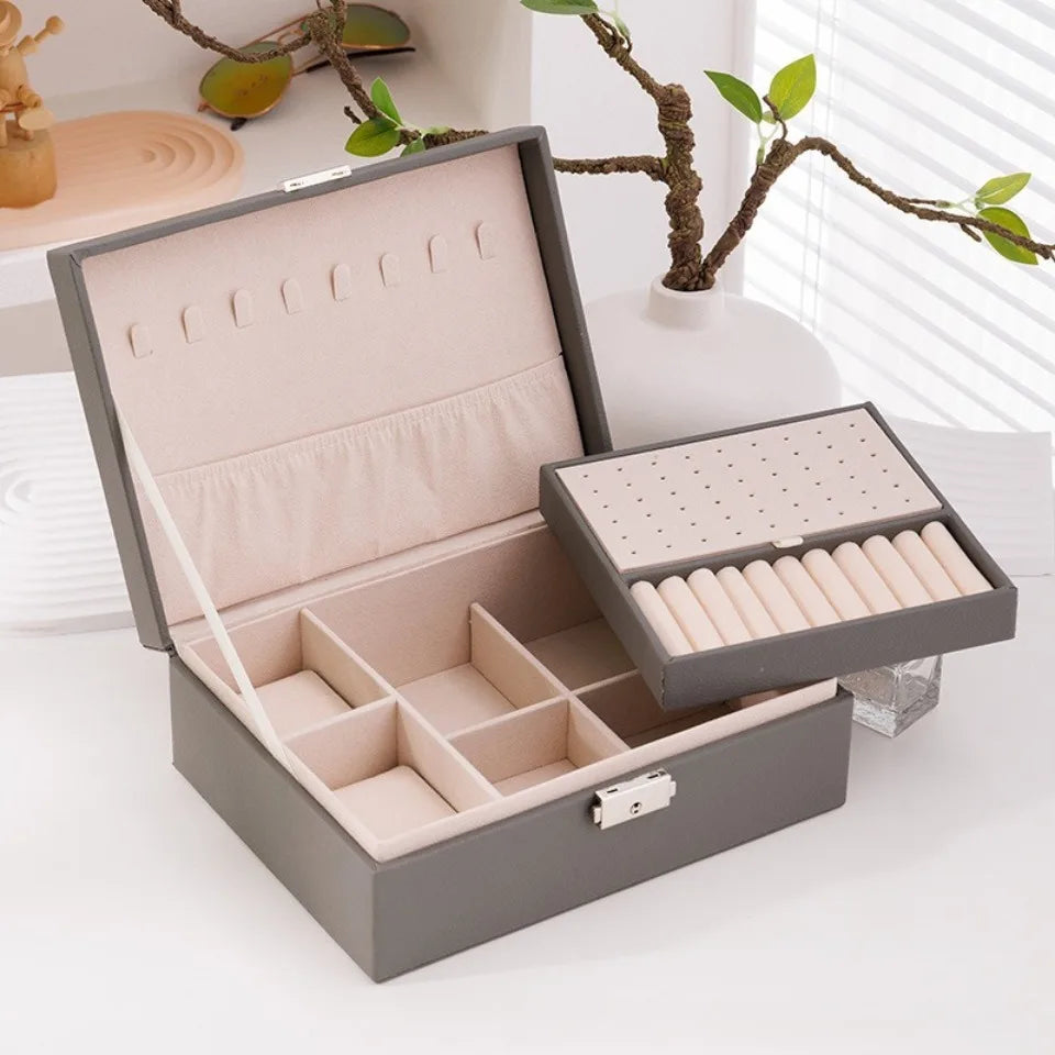 Leather Jewelry Storage Organizer