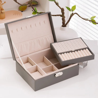 Leather Jewelry Storage Organizer