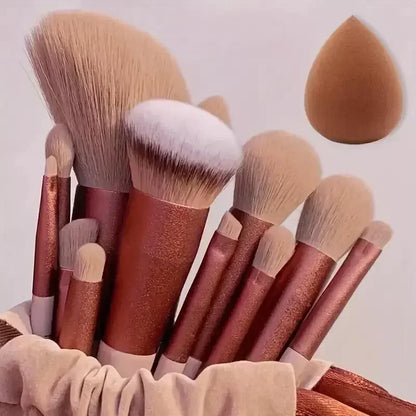 Soft Fluffy Multi-Piece Makeup Brush Set