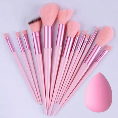 Soft Fluffy Multi-Piece Makeup Brush Set