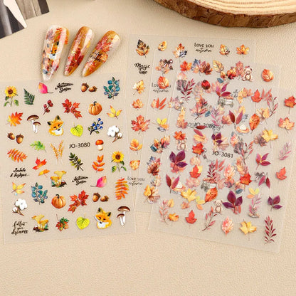 Autumn & Thanksgiving Theme Nail Art Decals