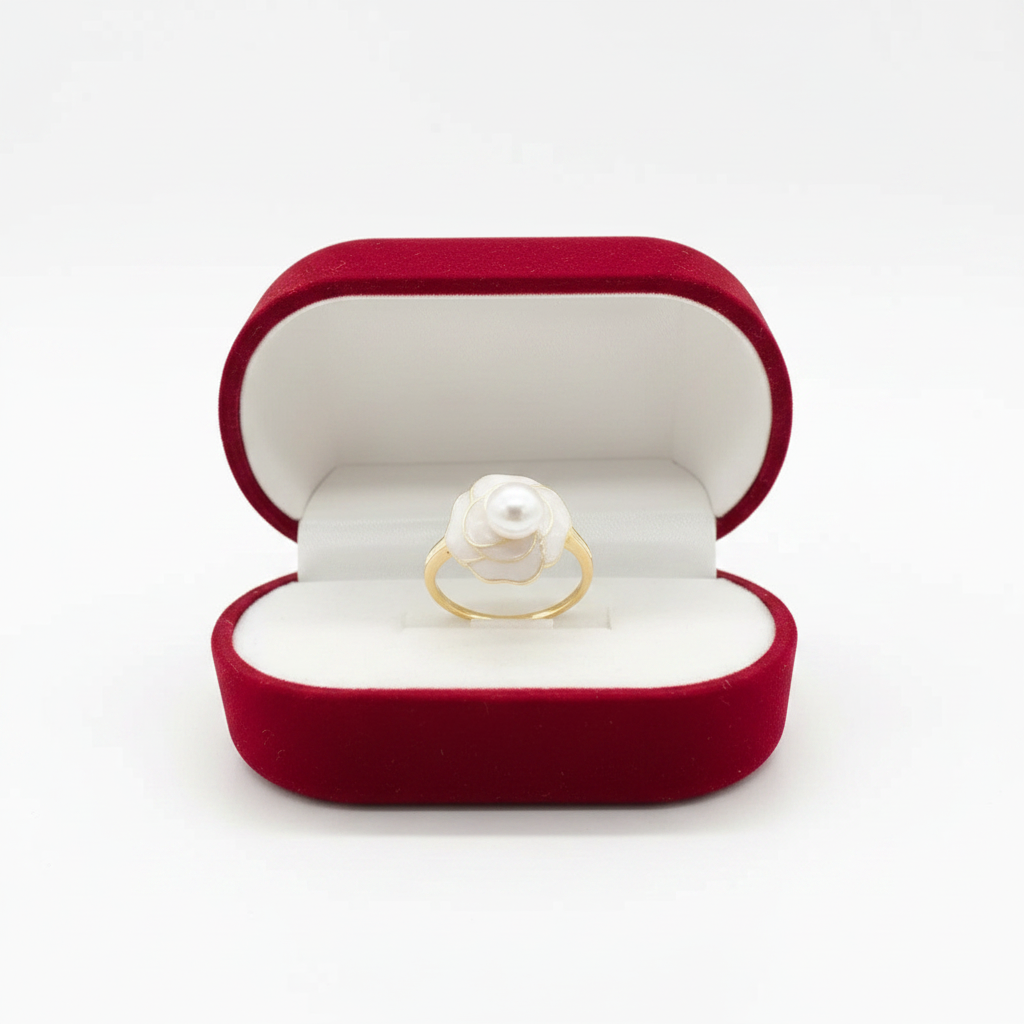 Sterling Silver Natural Freshwater Pearl Pendant Set