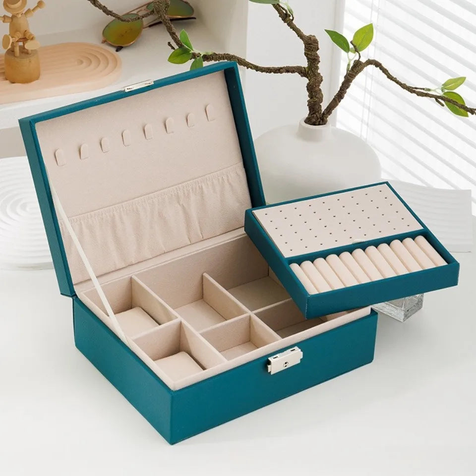 Leather Jewelry Storage Organizer