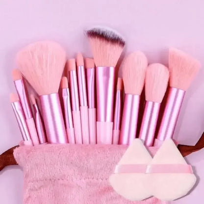 Soft Fluffy Multi-Piece Makeup Brush Set