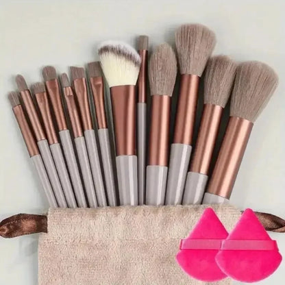 Soft Fluffy Multi-Piece Makeup Brush Set