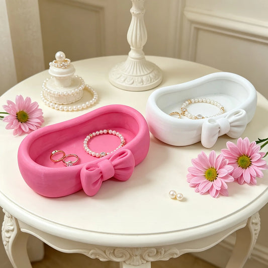 Bow-Shaped Countertop Storage Box