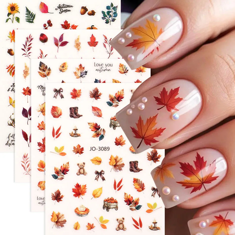 Autumn & Thanksgiving Theme Nail Art Decals