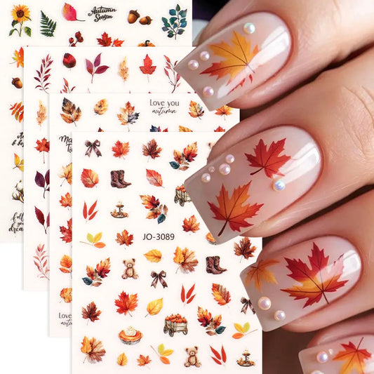 Autumn & Thanksgiving Theme Nail Art Decals