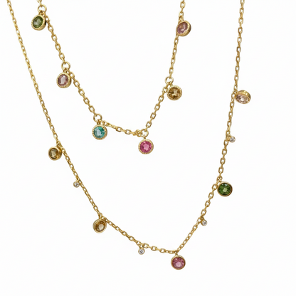 Sterling Silver Water Drop Zircon Jewelry| Necklace, Bracelet & Ring