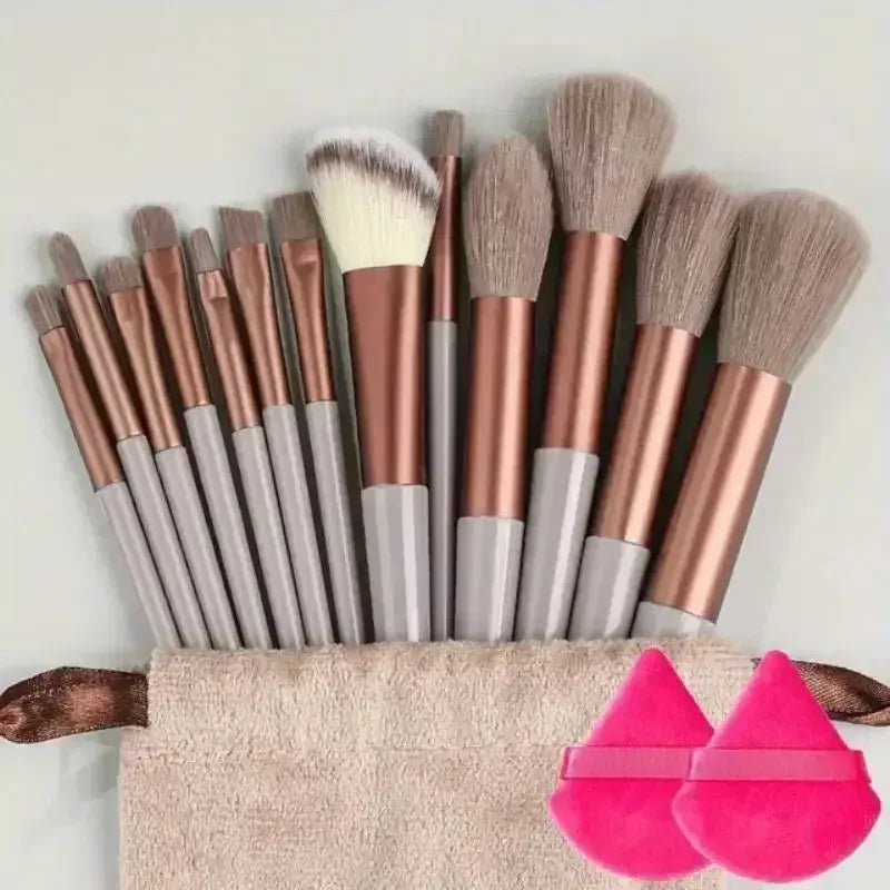 Soft Fluffy Multi-Piece Makeup Brush Set