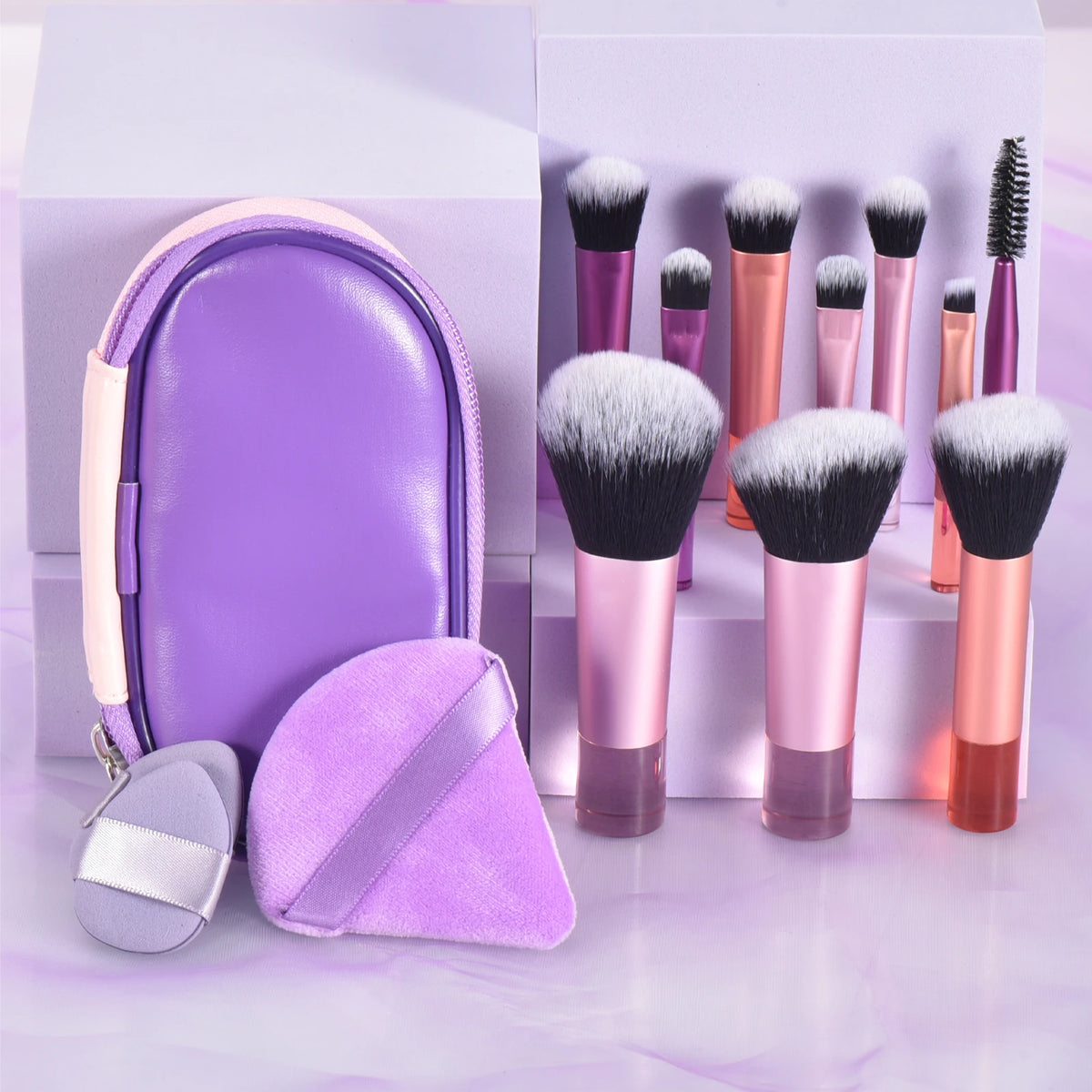Portable Makeup Brush Set