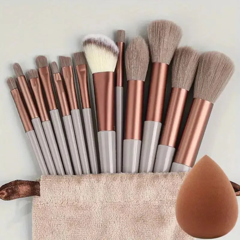Soft Fluffy Multi-Piece Makeup Brush Set