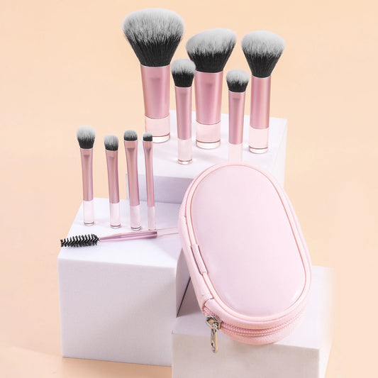 Portable Makeup Brush Set