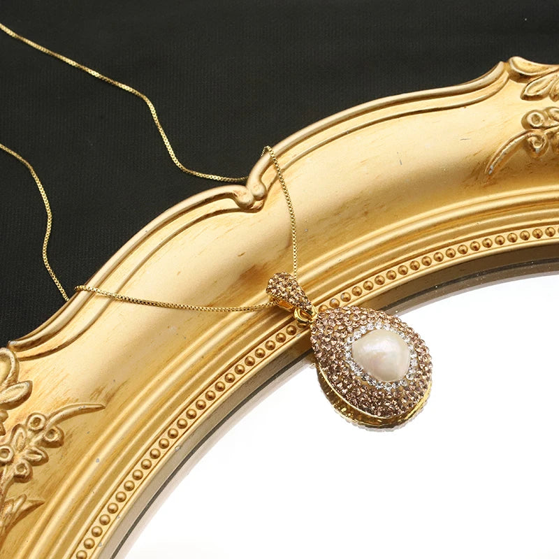 Pearl Water Diamond Jewelry Set