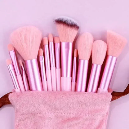 Soft Fluffy Multi-Piece Makeup Brush Set
