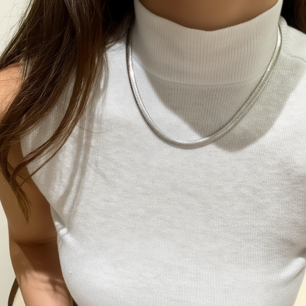 Geometric Chain Necklace