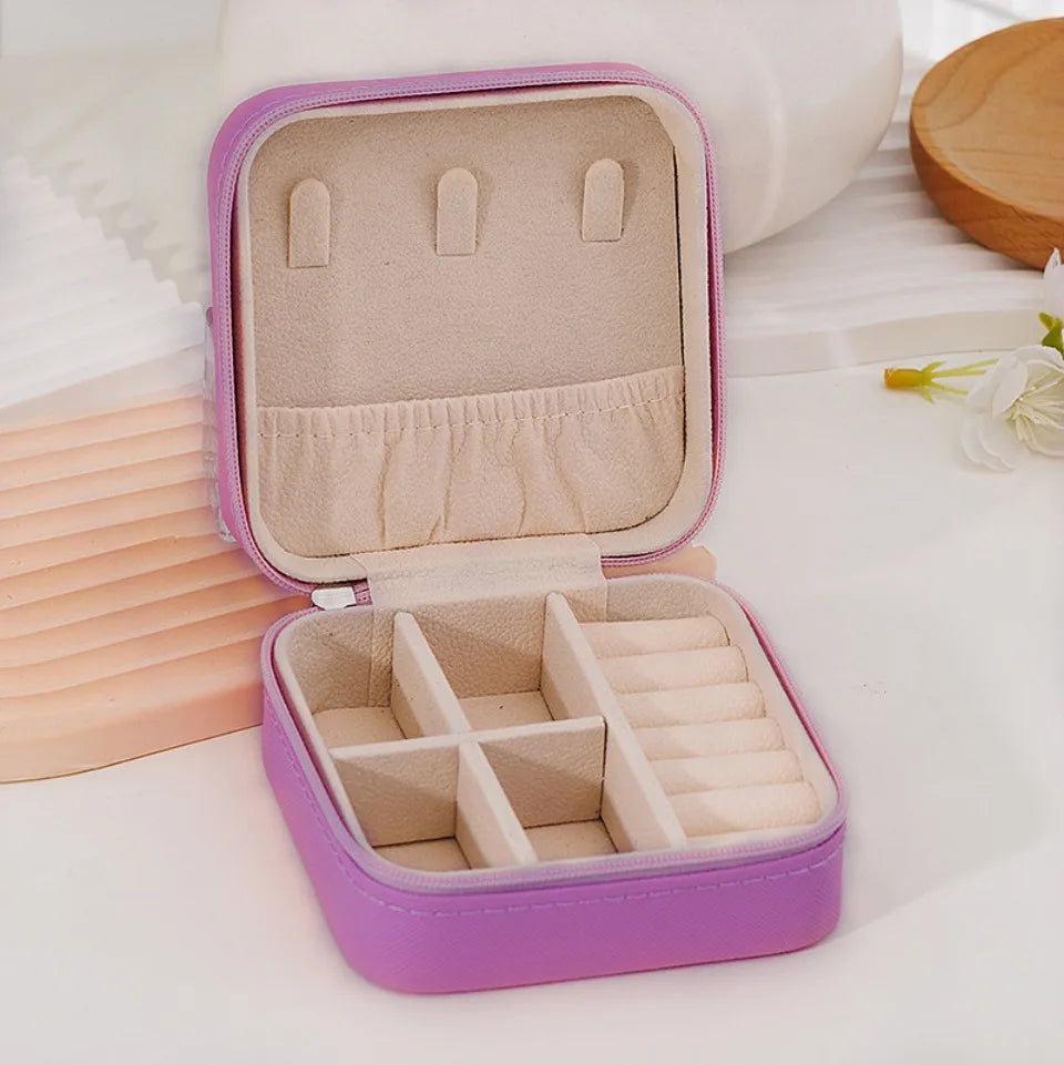 Leather Jewelry Storage Organizer