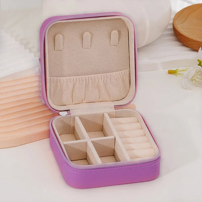 Leather Jewelry Storage Organizer