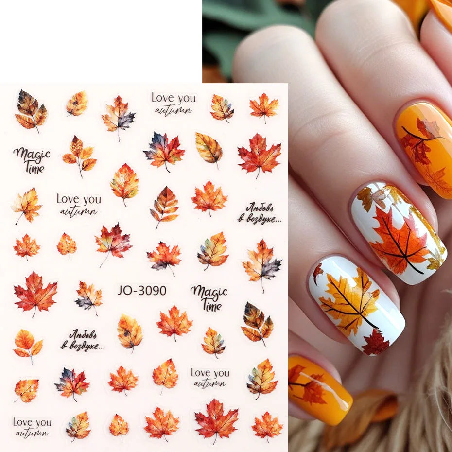 Autumn & Thanksgiving Theme Nail Art Decals