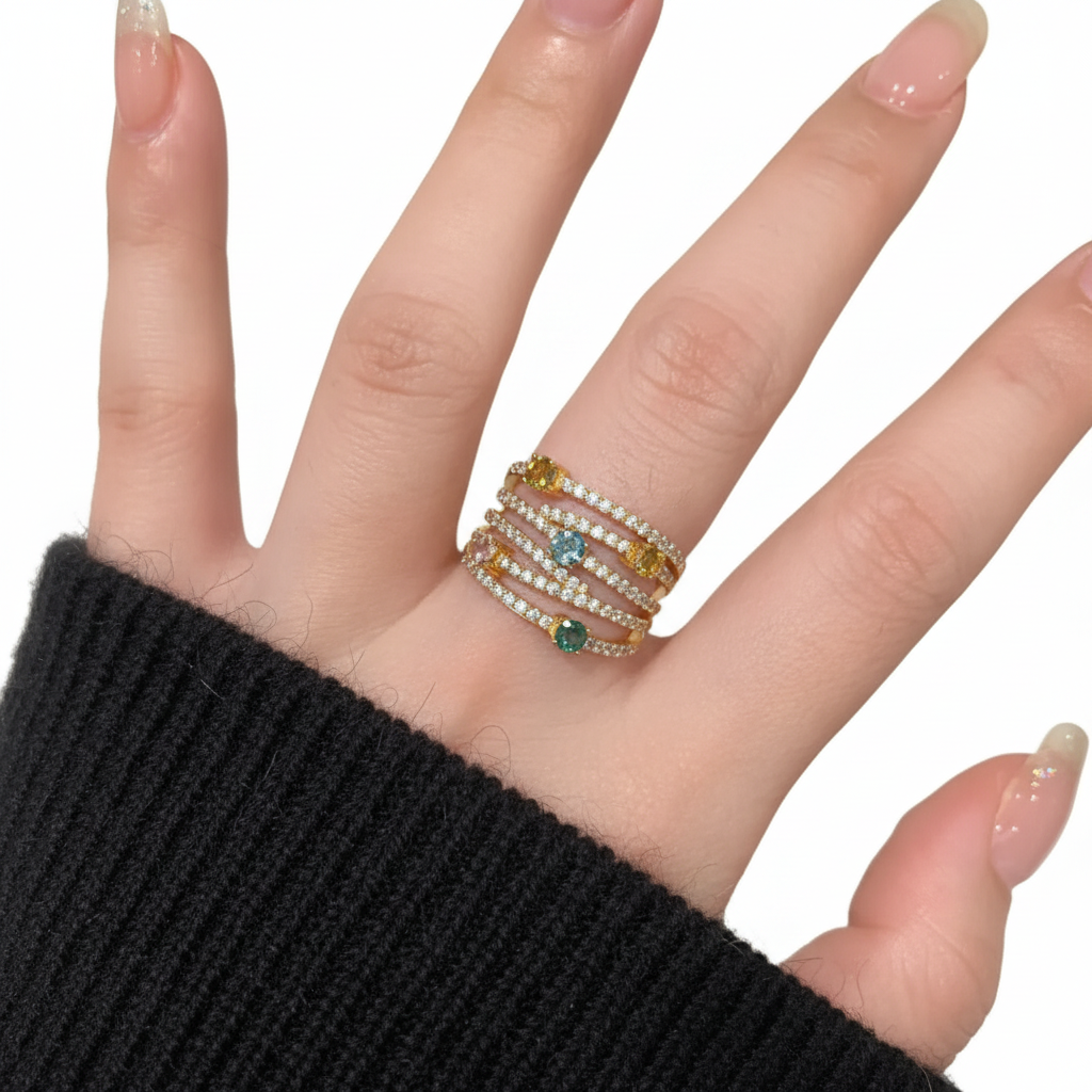 Sterling Silver Water Drop Zircon Jewelry| Necklace, Bracelet & Ring