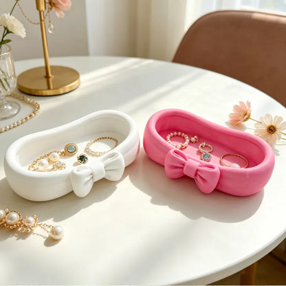 Bow-Shaped Countertop Storage Box