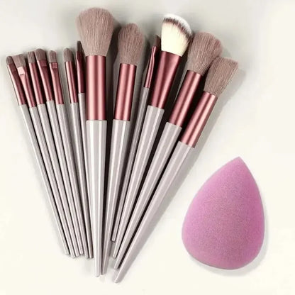 Soft Fluffy Multi-Piece Makeup Brush Set