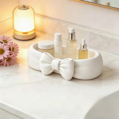Bow-Shaped Countertop Storage Box
