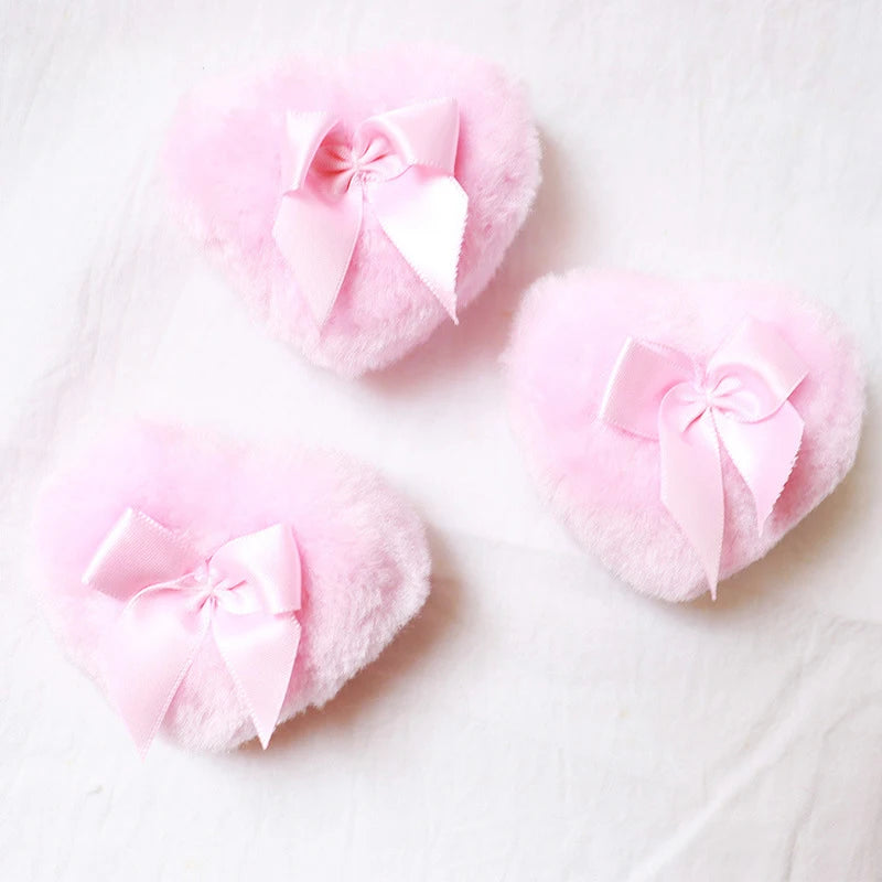 Large Fluffy Velour Powder Puff – Washable Wet & Dry Makeup Puff