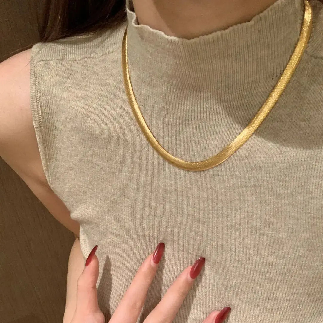 Geometric Chain Necklace