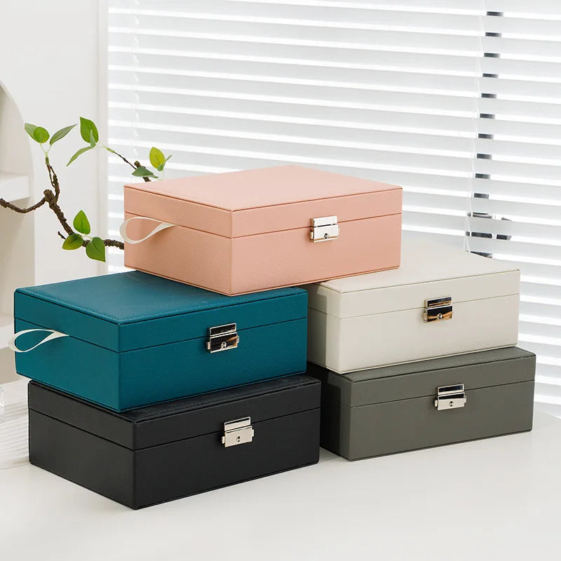 Leather Jewelry Storage Organizer