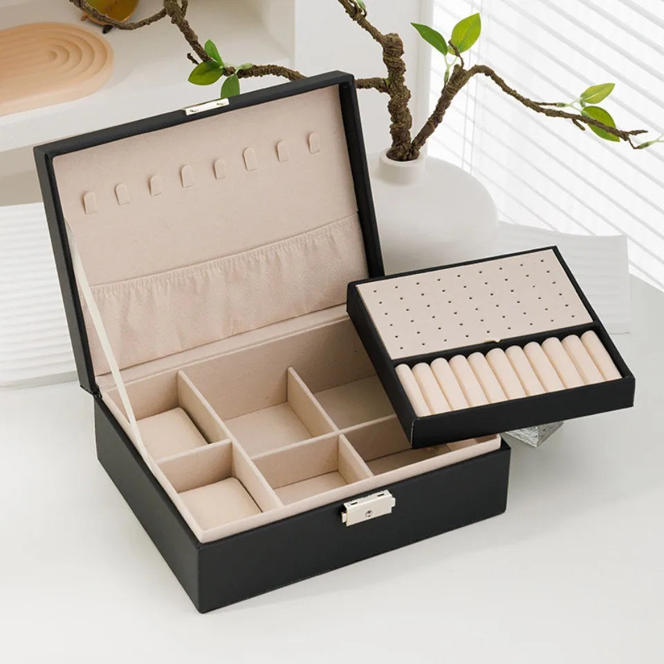 Leather Jewelry Storage Organizer