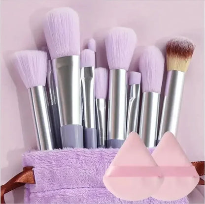 Soft Fluffy Multi-Piece Makeup Brush Set
