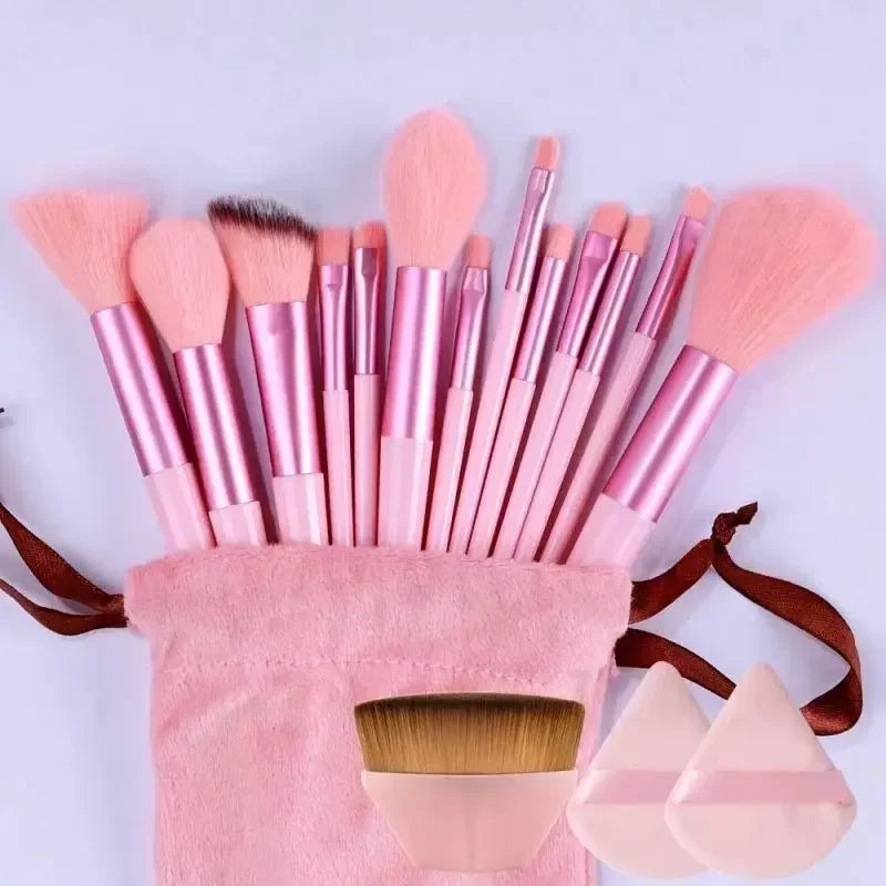 Soft Fluffy Multi-Piece Makeup Brush Set