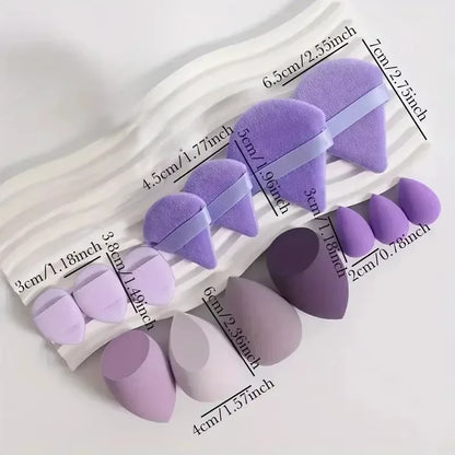 Makeup Sponge Set – Cosmetic Blender & Powder Puffs 14-Piece