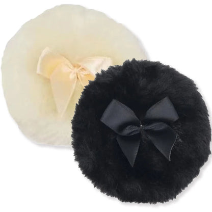 Large Fluffy Velour Powder Puff – Washable Wet & Dry Makeup Puff