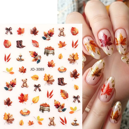 Autumn & Thanksgiving Theme Nail Art Decals