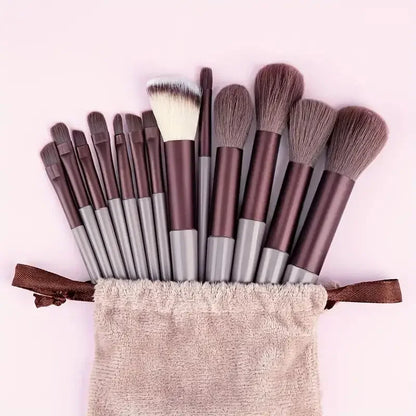 Soft Fluffy Multi-Piece Makeup Brush Set