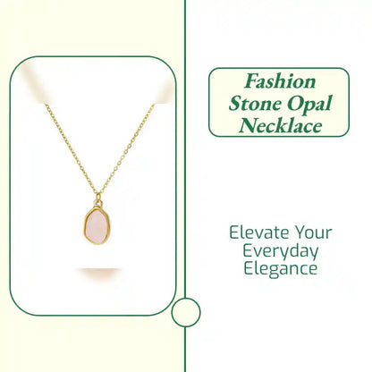 Fashion Stone Opal Necklace by@Outfy